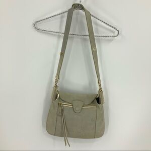 Tre vero leather shoulder purse